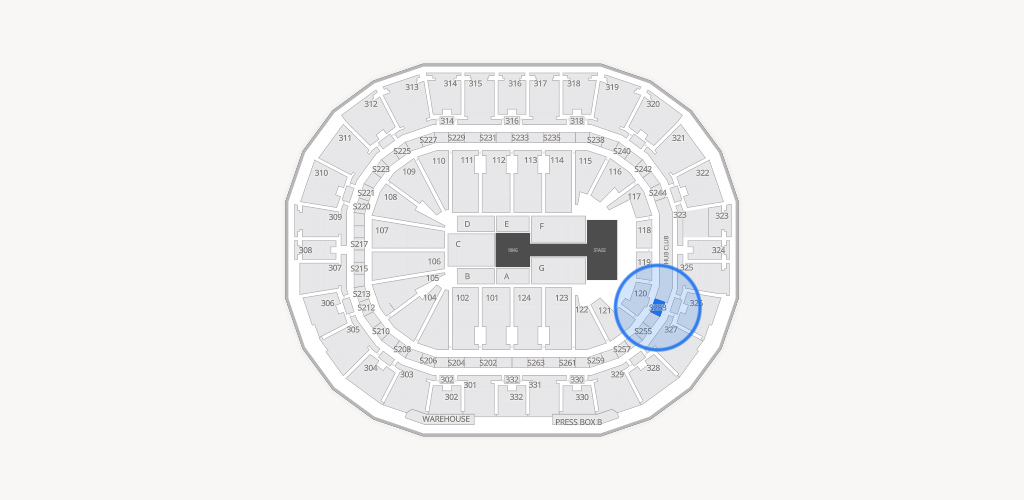 Smoothie King Center Seating Chart