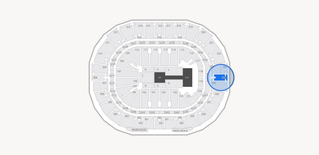 Smoothie King Center Seating Chart