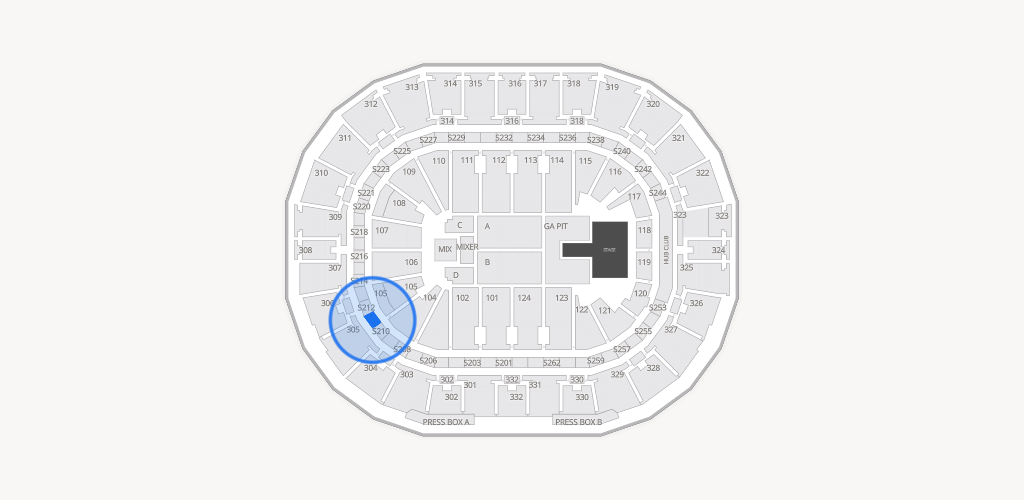 Smoothie King Center Seating Chart