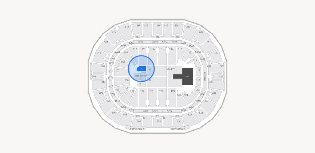 Smoothie King Center Seating Chart