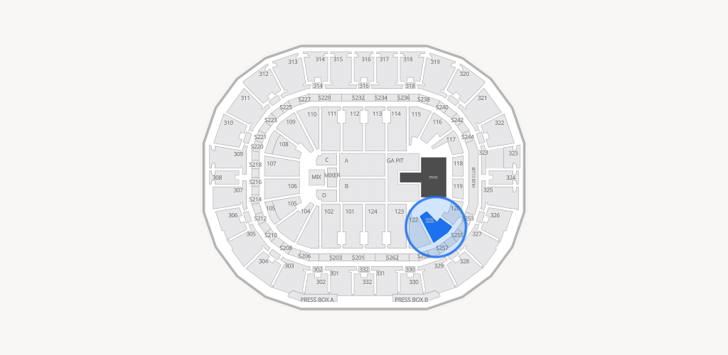 Smoothie King Center Seating Chart