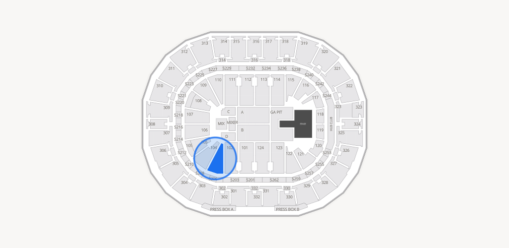 Smoothie King Center Seating Chart