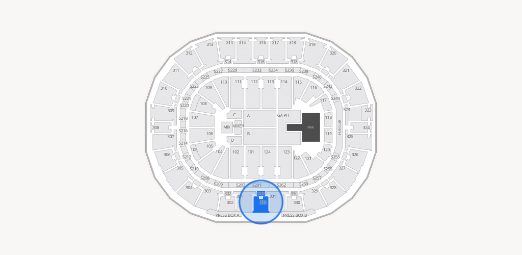 Smoothie King Center Seating Chart