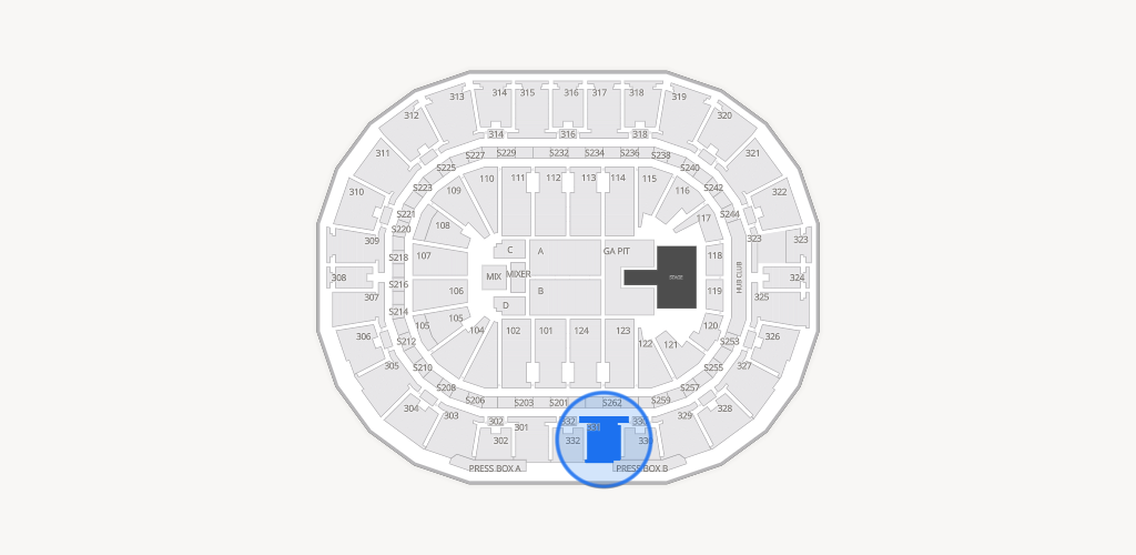 Smoothie King Center Seating Chart
