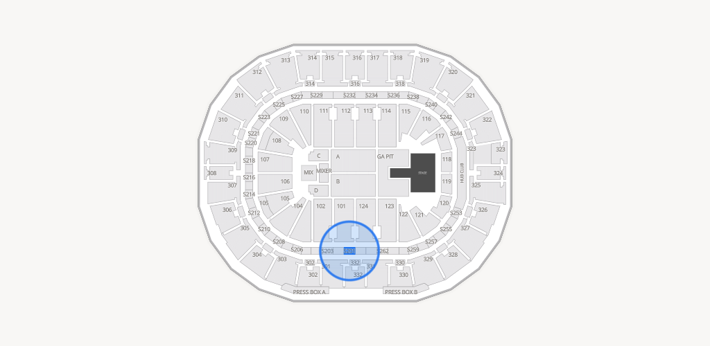 Smoothie King Center Seating Chart