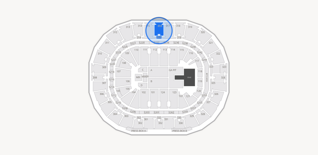 Smoothie King Center Seating Chart