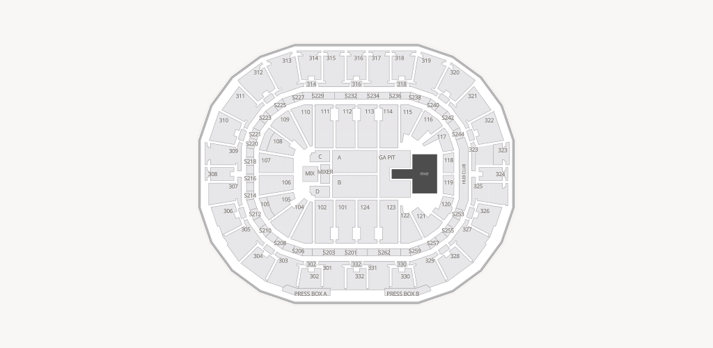 Smoothie King Center Seating Chart