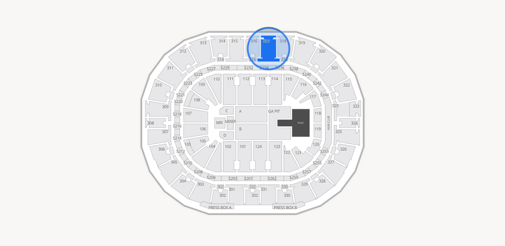 Smoothie King Center Seating Chart