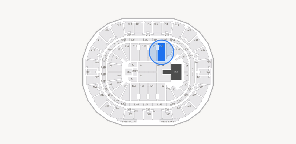 Smoothie King Center Seating Chart