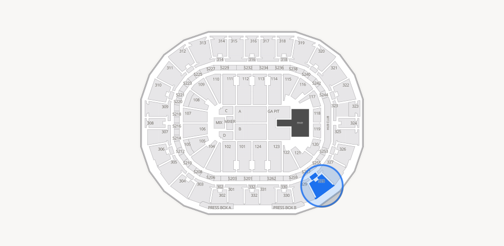 Smoothie King Center Seating Chart