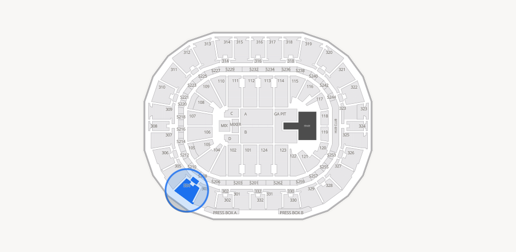 Smoothie King Center Seating Chart