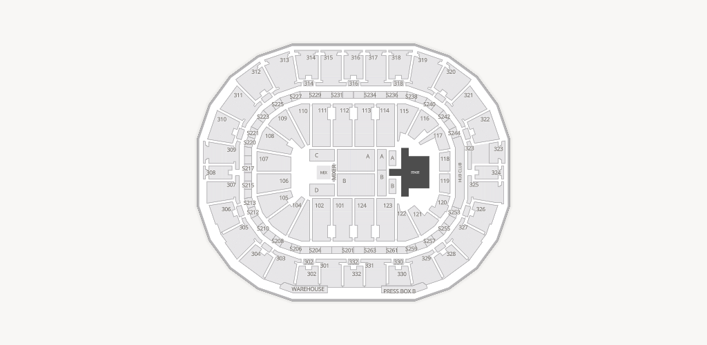 Smoothie King Center Seating Chart