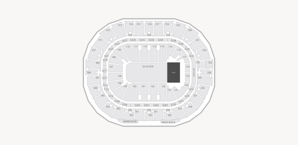 Smoothie King Center Seating Chart