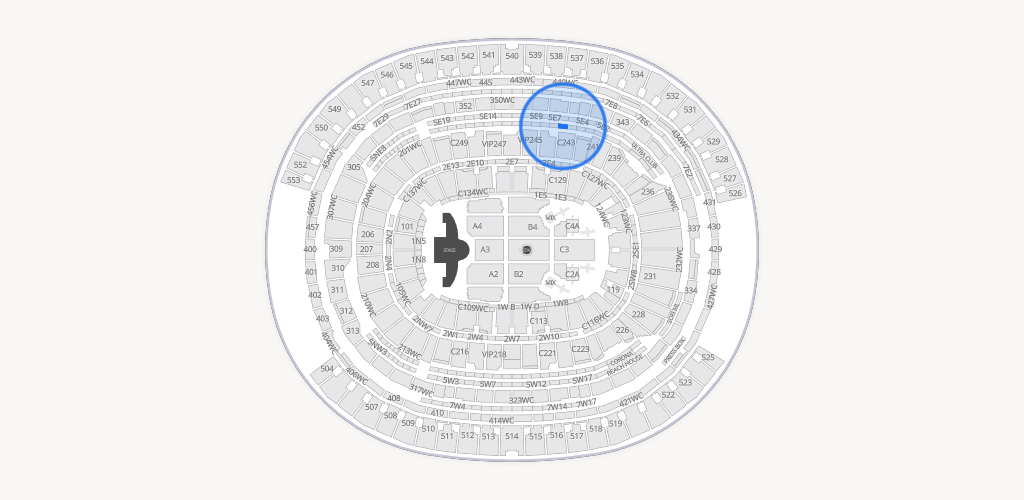 SoFi Stadium Seating Chart