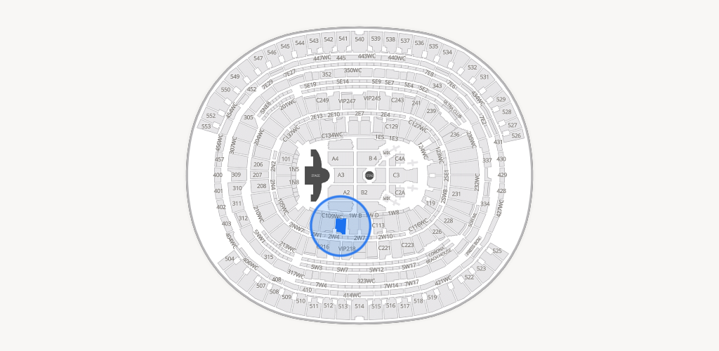 SoFi Stadium Seating Chart