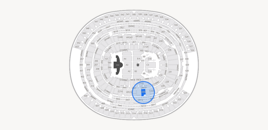 SoFi Stadium Seating Chart