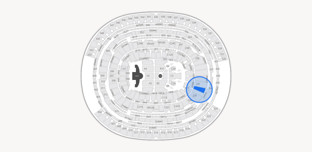 SoFi Stadium Seating Chart