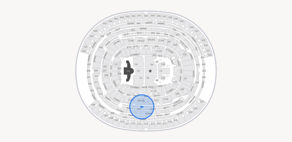 SoFi Stadium Seating Chart