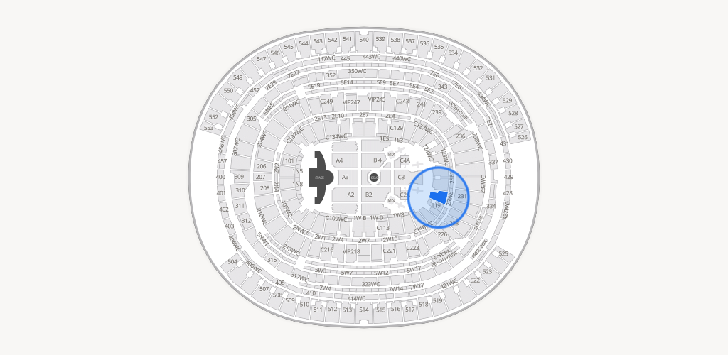 SoFi Stadium Seating Chart