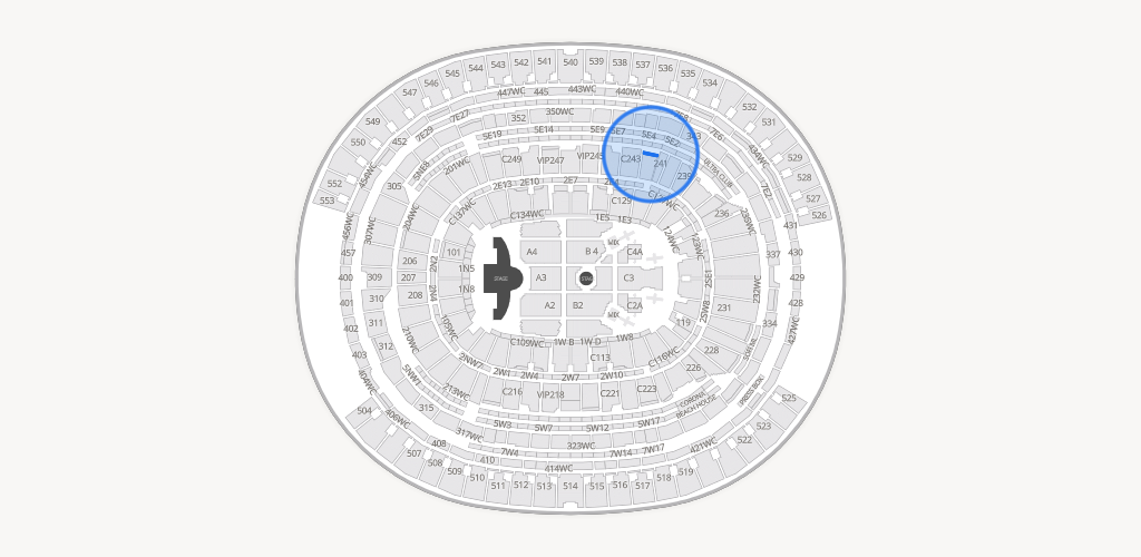 SoFi Stadium Seating Chart