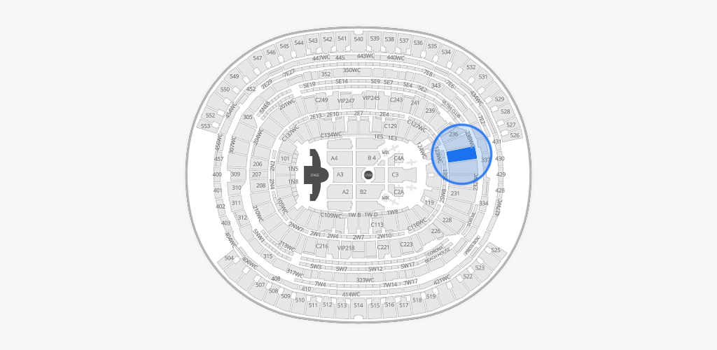 SoFi Stadium Seating Chart