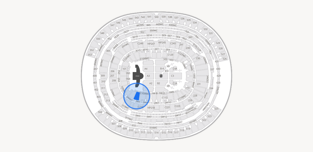 SoFi Stadium Seating Chart