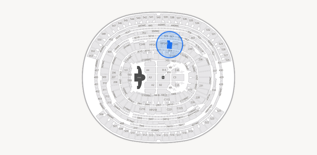 SoFi Stadium Seating Chart