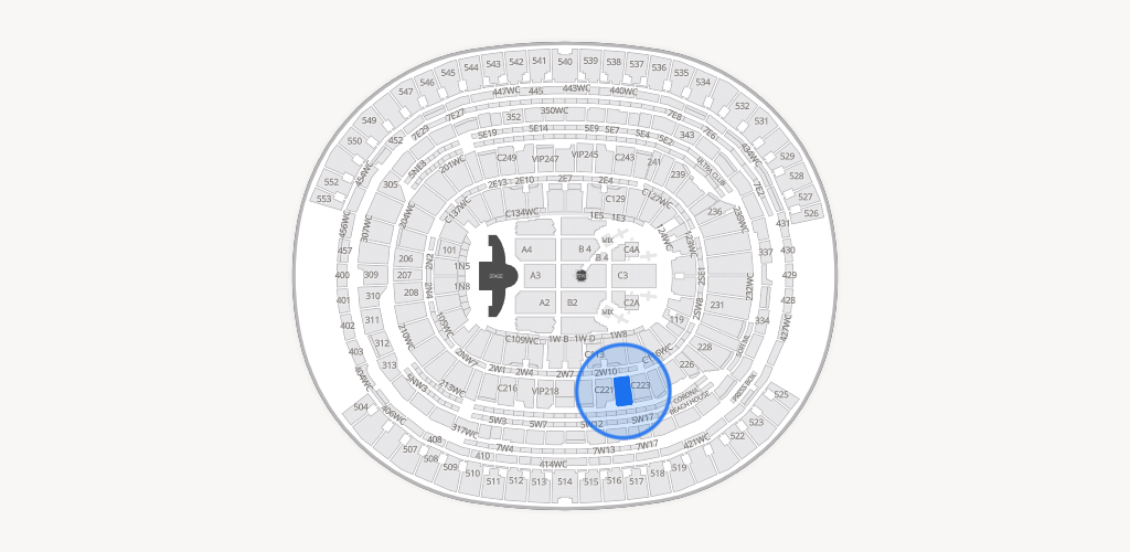 SoFi Stadium Seating Chart