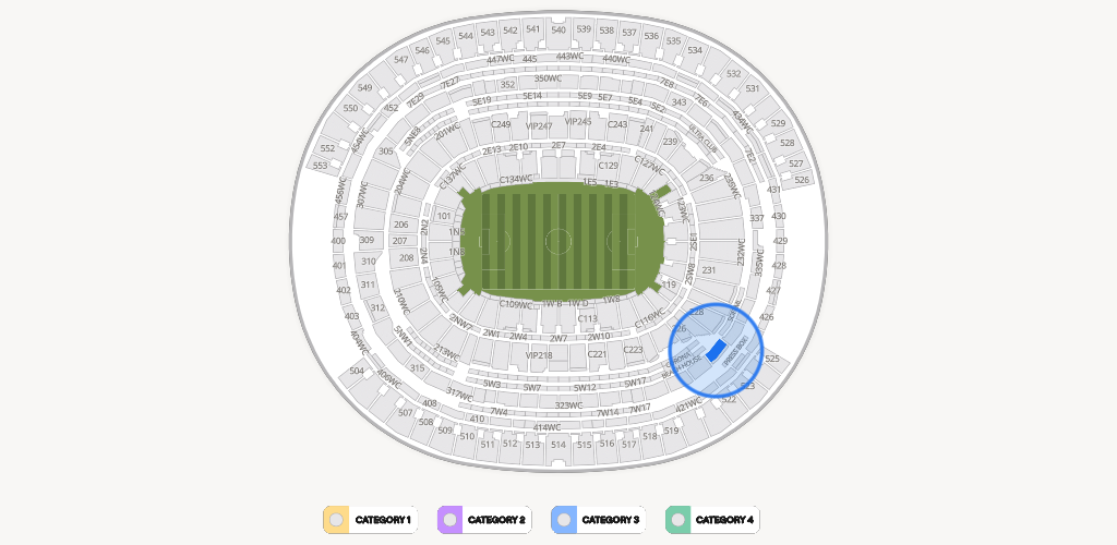 SoFi Stadium Seating Chart