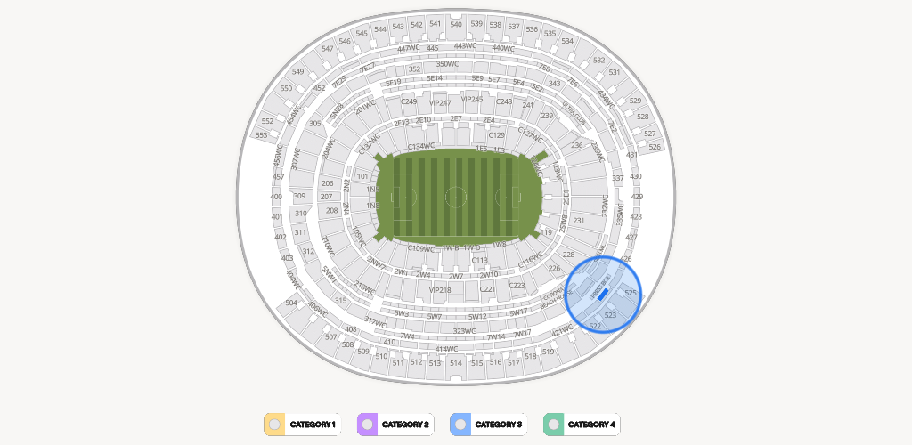 SoFi Stadium Seating Chart