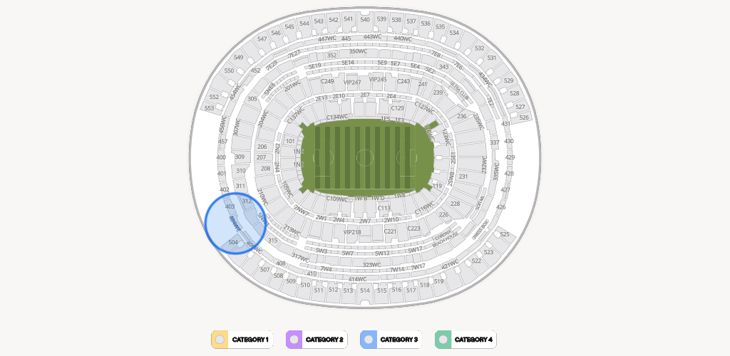 SoFi Stadium Seating Chart