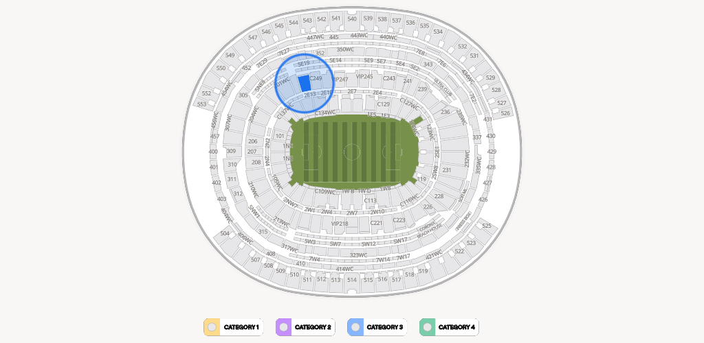 SoFi Stadium Seating Chart