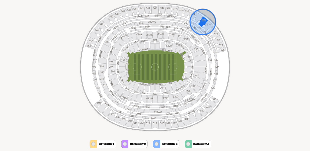 SoFi Stadium Seating Chart