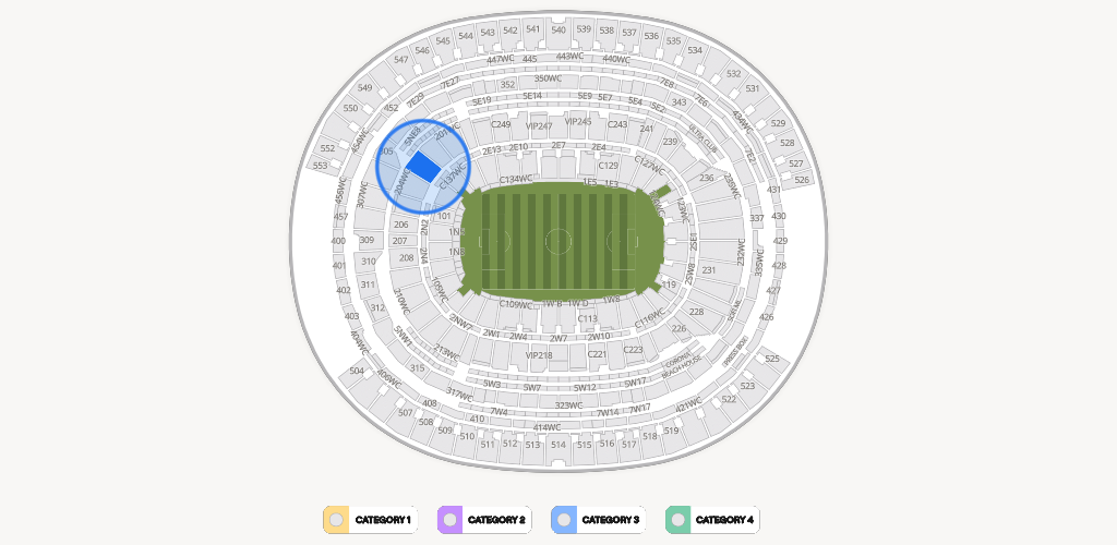 SoFi Stadium Seating Chart