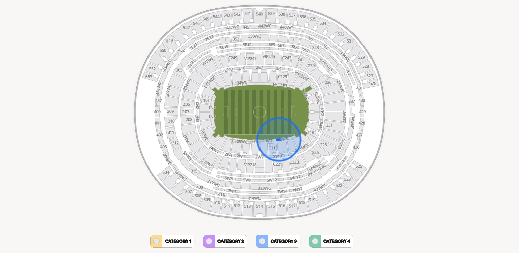 SoFi Stadium Seating Chart