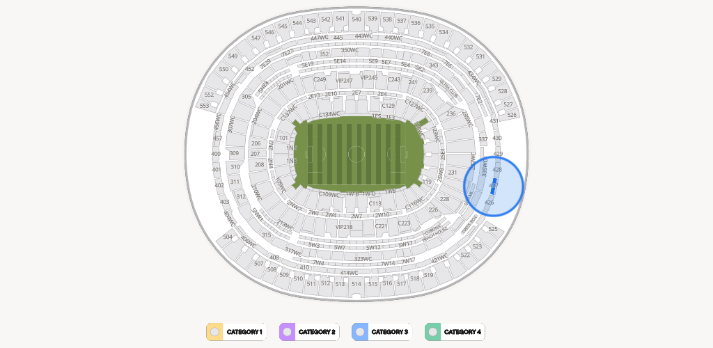 SoFi Stadium Seating Chart