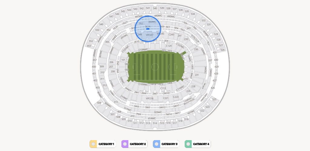 SoFi Stadium Seating Chart