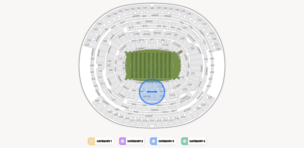 SoFi Stadium Seating Chart