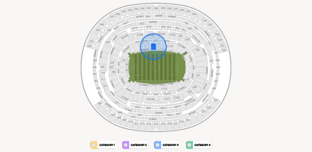 SoFi Stadium Seating Chart