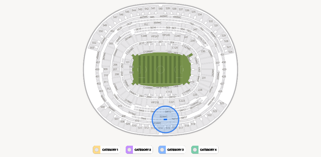 SoFi Stadium Seating Chart