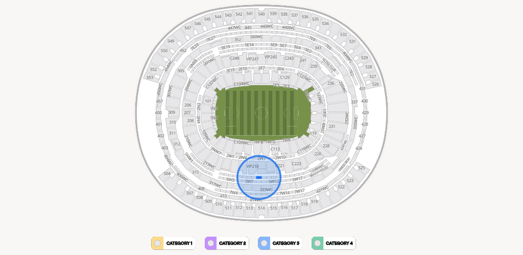 SoFi Stadium Seating Chart