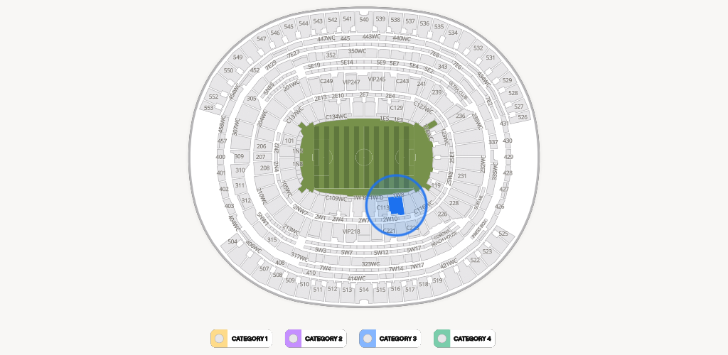 SoFi Stadium Seating Chart