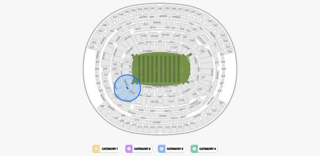 SoFi Stadium Seating Chart