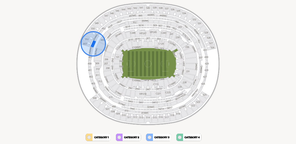 SoFi Stadium Seating Chart