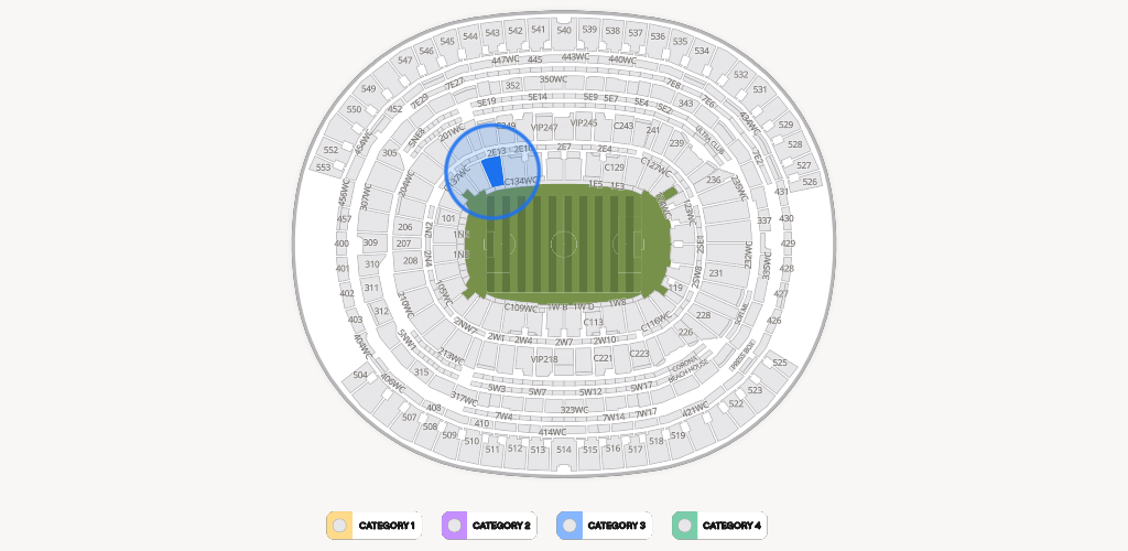 SoFi Stadium Seating Chart