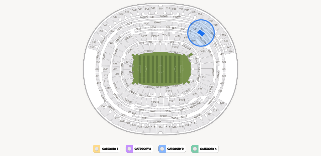 SoFi Stadium Seating Chart