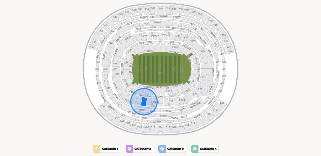 SoFi Stadium Seating Chart