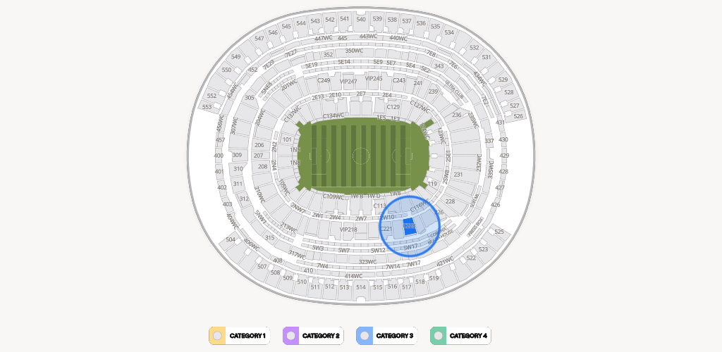 SoFi Stadium Seating Chart