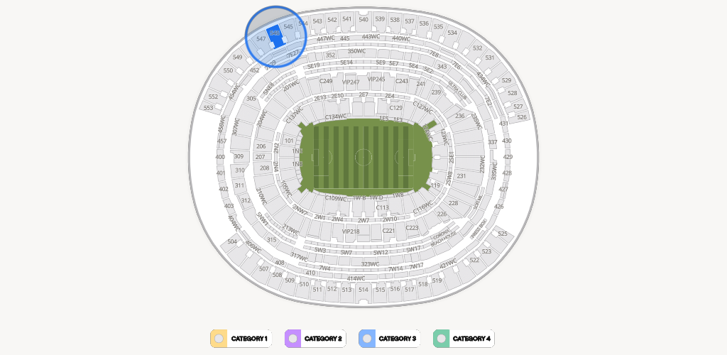 SoFi Stadium Seating Chart