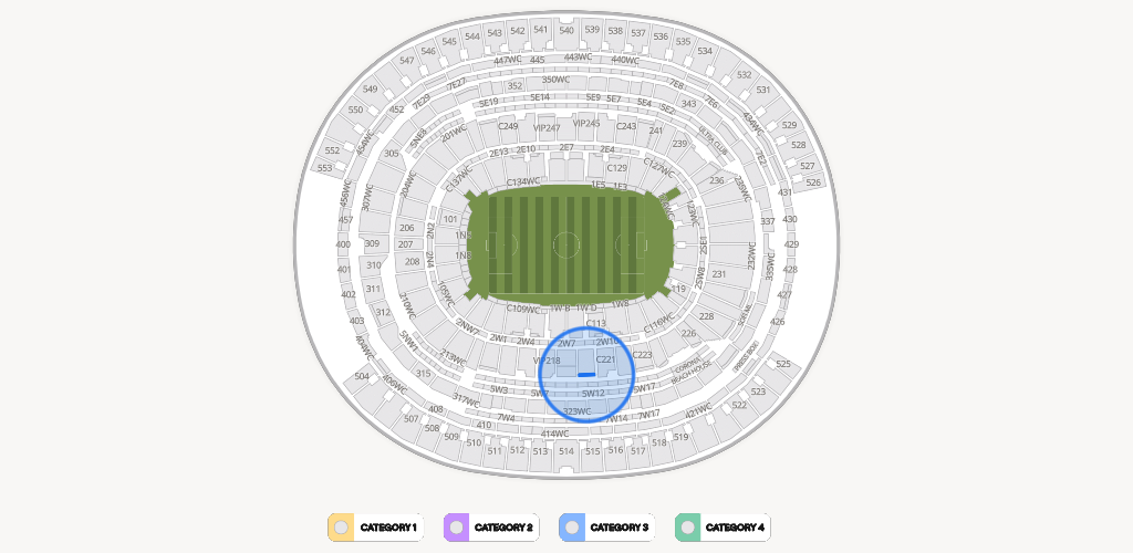 SoFi Stadium Seating Chart